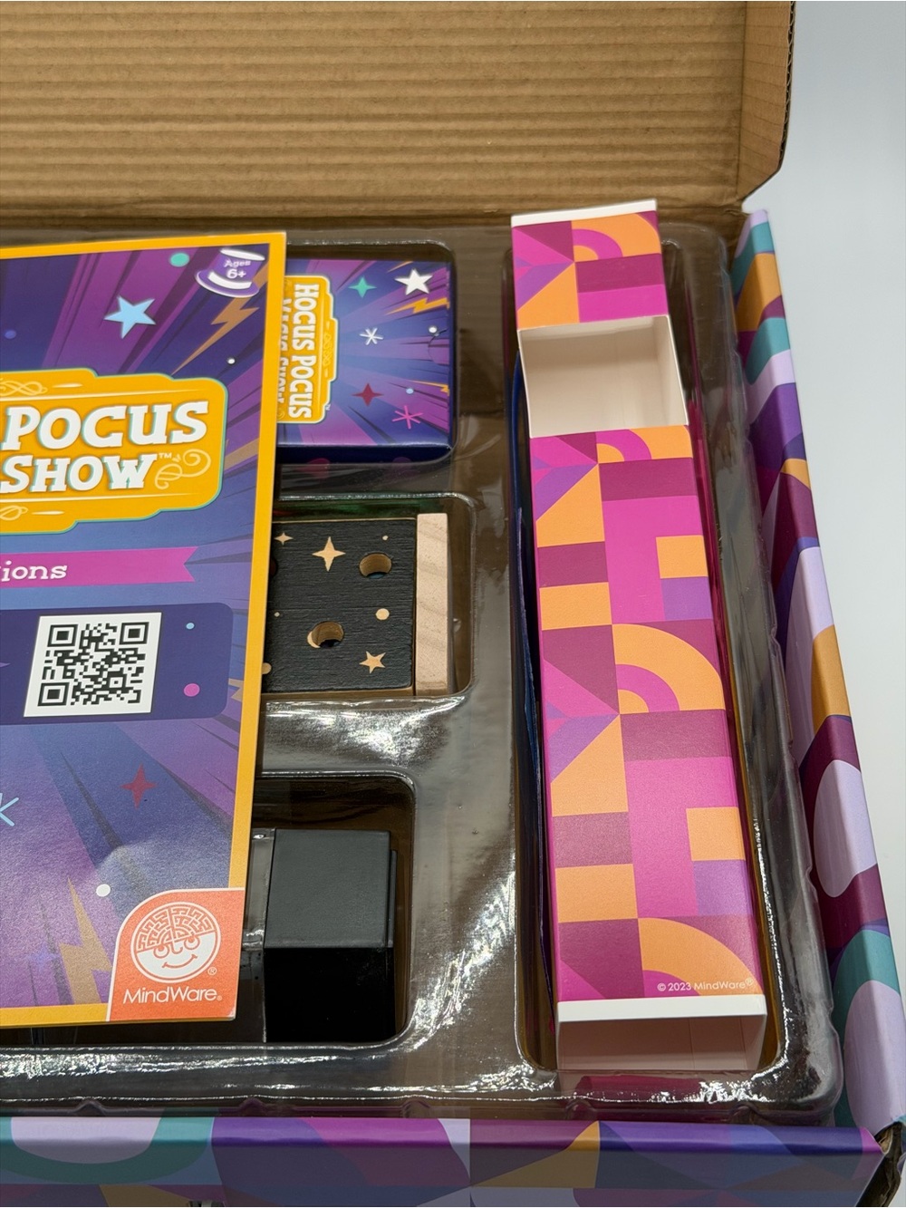 MindWare Hocus Pocus Wooden Magic Show Magician Kit - Brand New Open Box - Picture 12 of 16